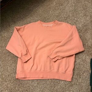 American Eagle Outfitters Women’s Peach Crewneck Sweater